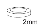 Parte X - Rondella da 2mm