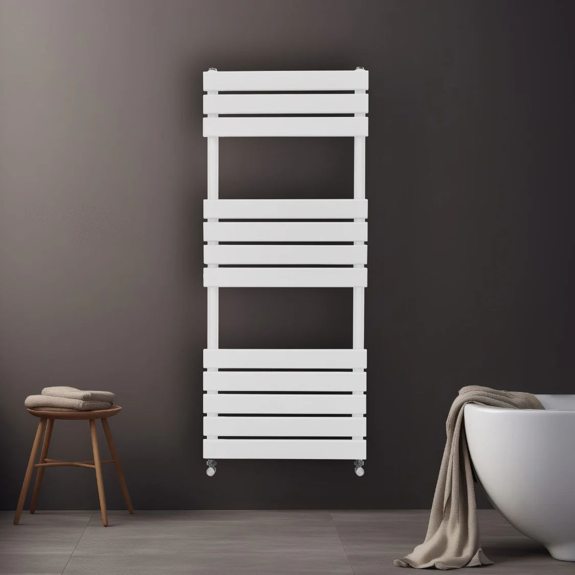 Radiateur Porte-Serviettes à Panneau Plat