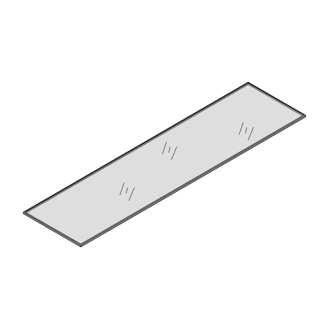 8 - Bordpladeglas