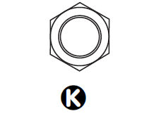 Part K - Self-locking Nut (M8) 
