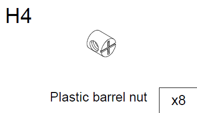 Plasticen loopmoer