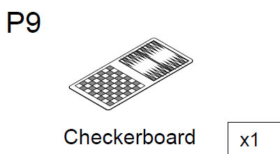 Schaak-, Backgammon- & Shuffleboardbord