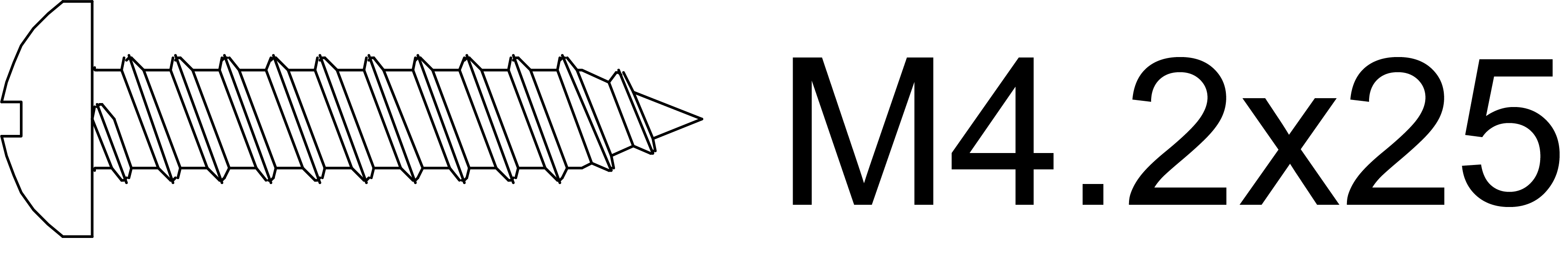 Parte J - M4.2x25