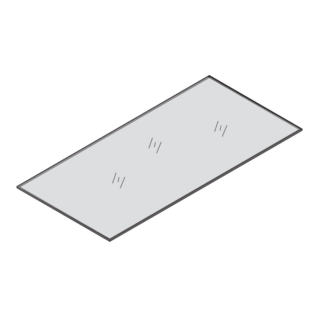 7 - Painel de Vidro Frontal