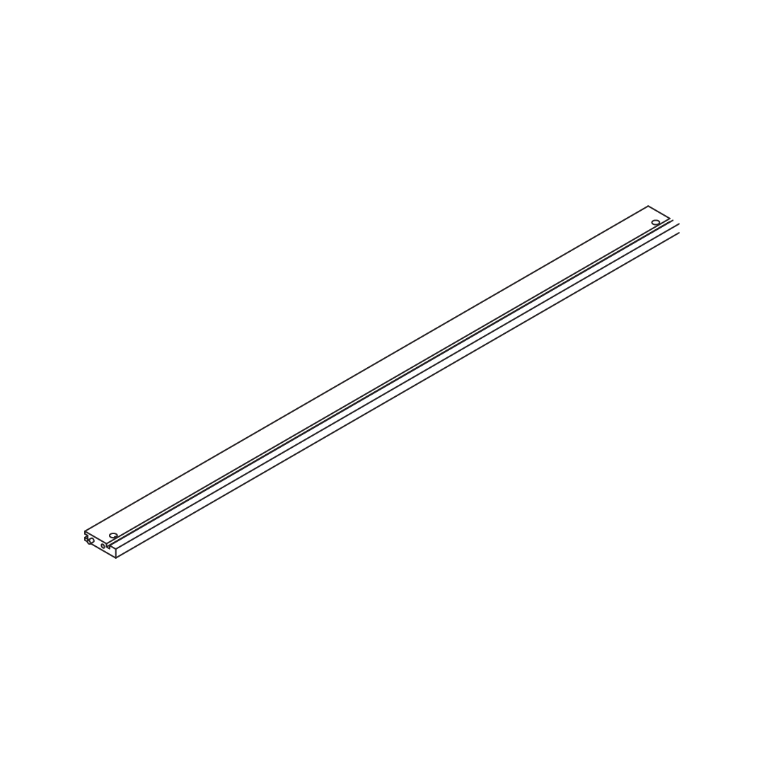 8 - Glasbevestigingsbalk