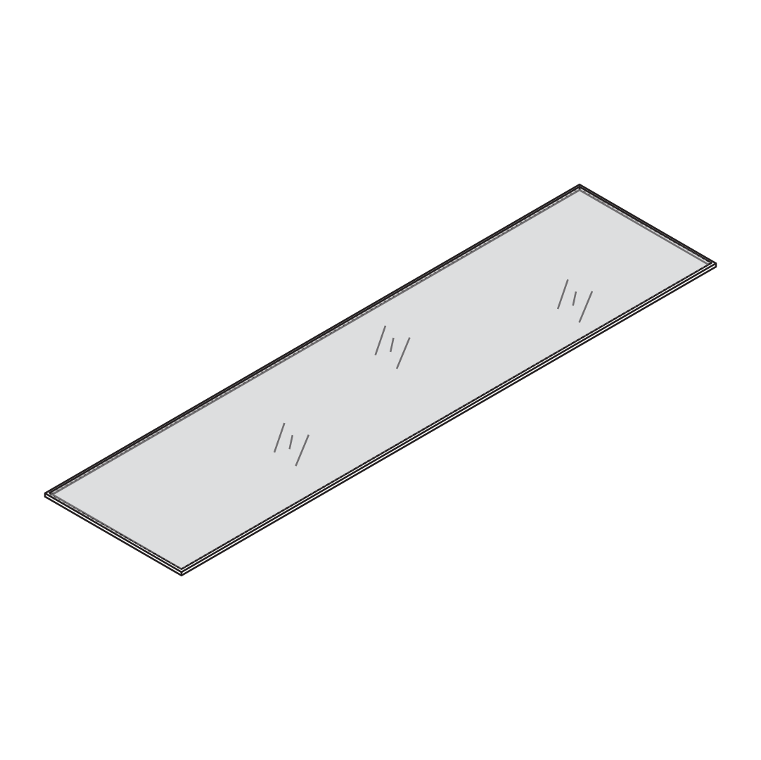 11 - Øverste Glas Hylde