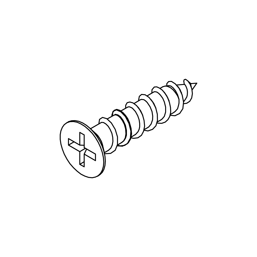 D - Phillips-huvudskruv