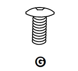Part G - Bolt 6x10mm