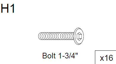 1-3/4" Bout