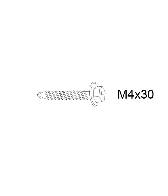 Tornillo M4x30