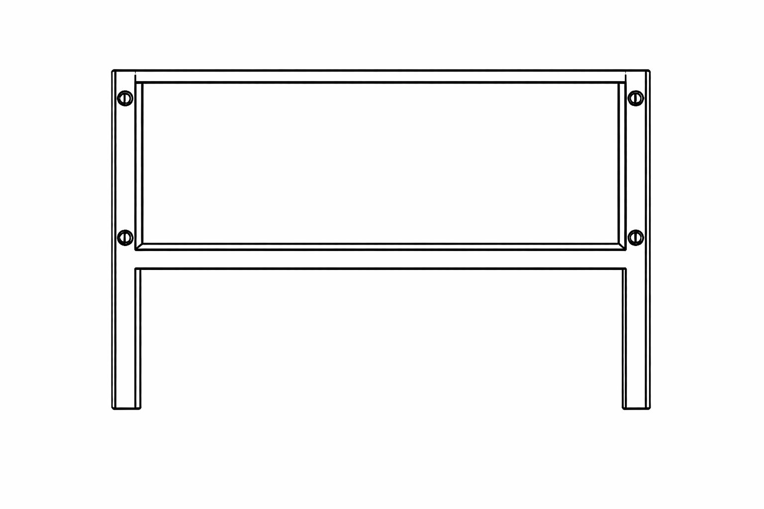 Pièce F - Pied de tabouret