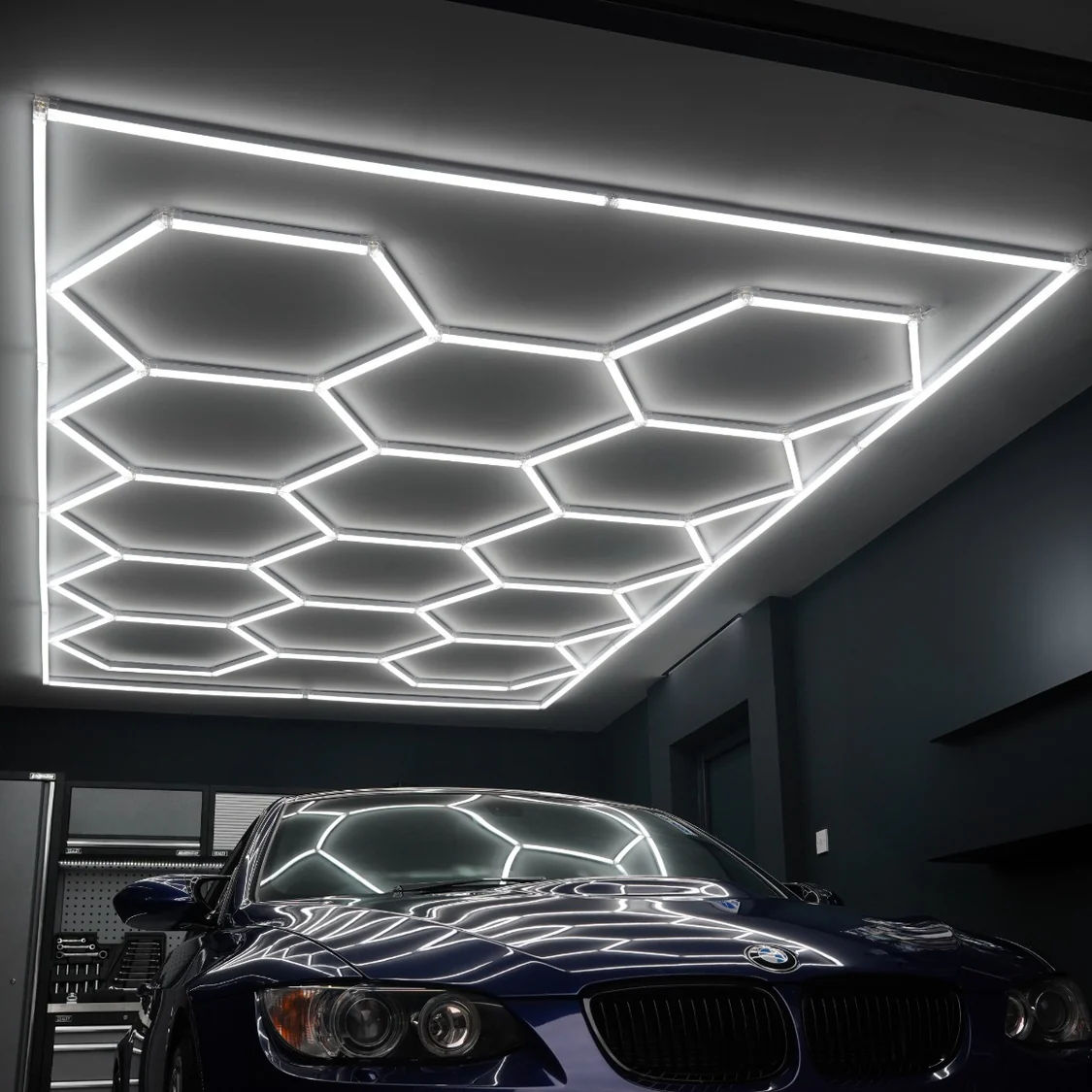 Iluminación LED Hexagonal x 14