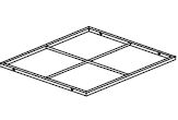 Aufbewahrungsbox Teil N - Deckelrahmen