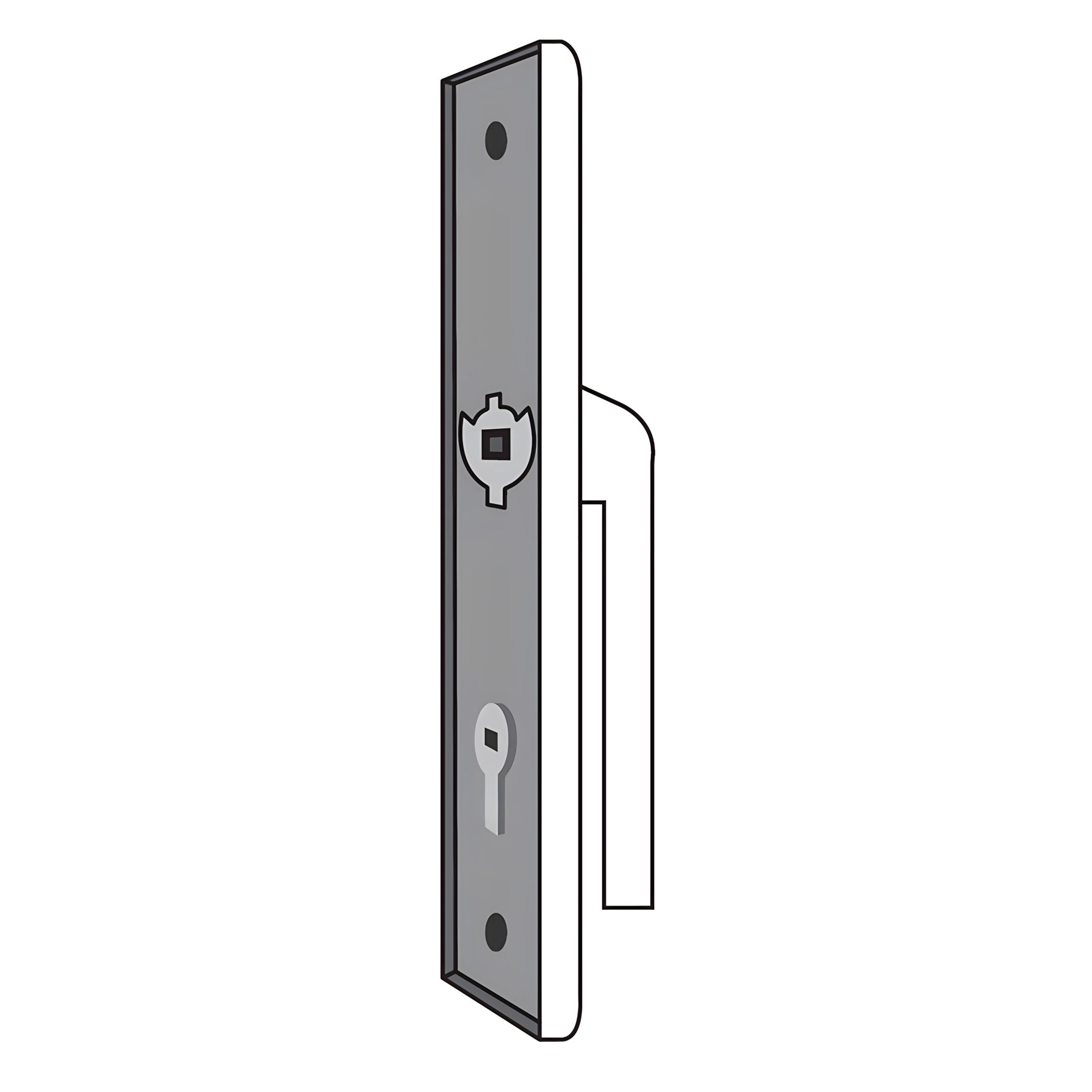 Lock Part 3 - Lock Handle Front Panel