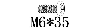 H - Schroef M6x35