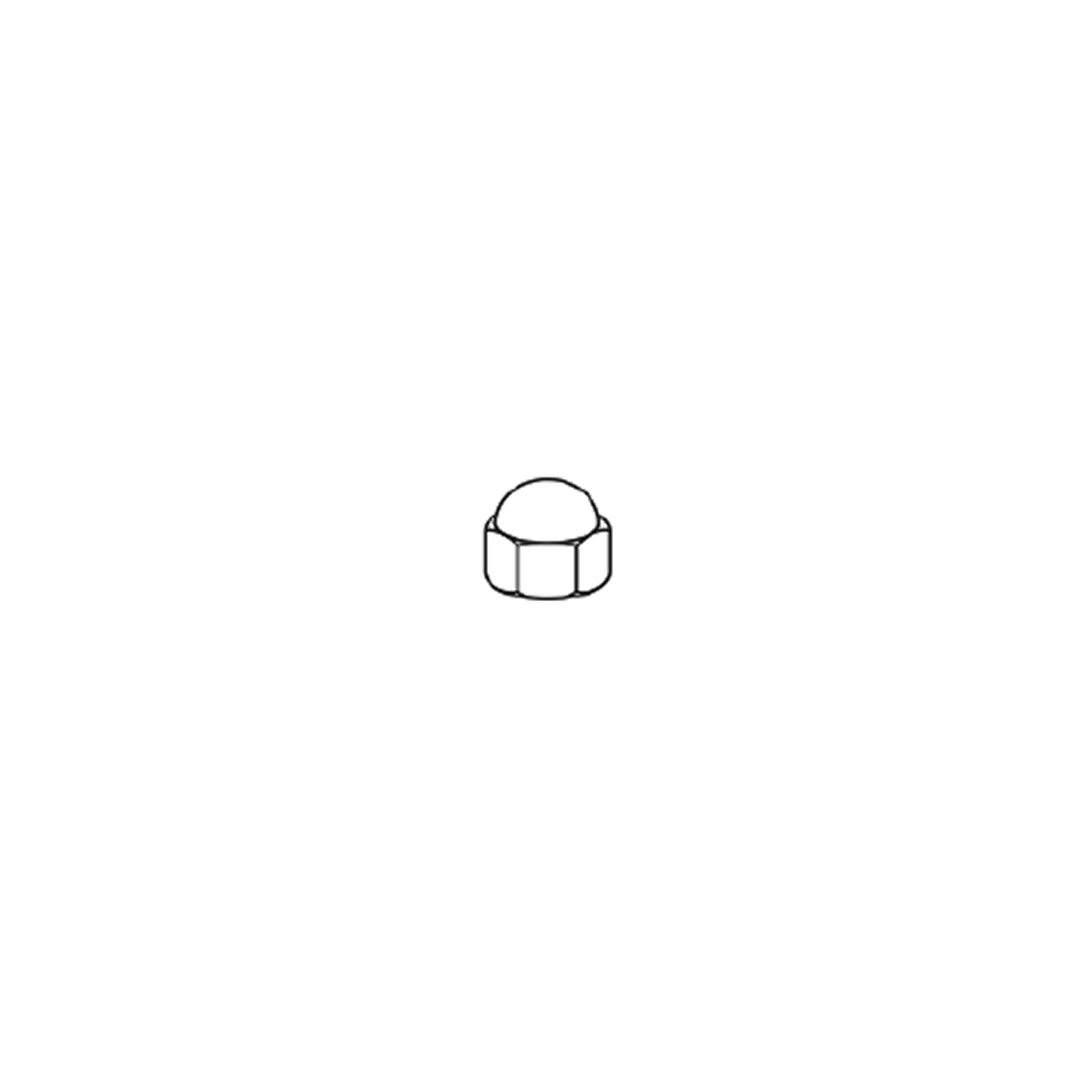 B - Dome-Headed Nut