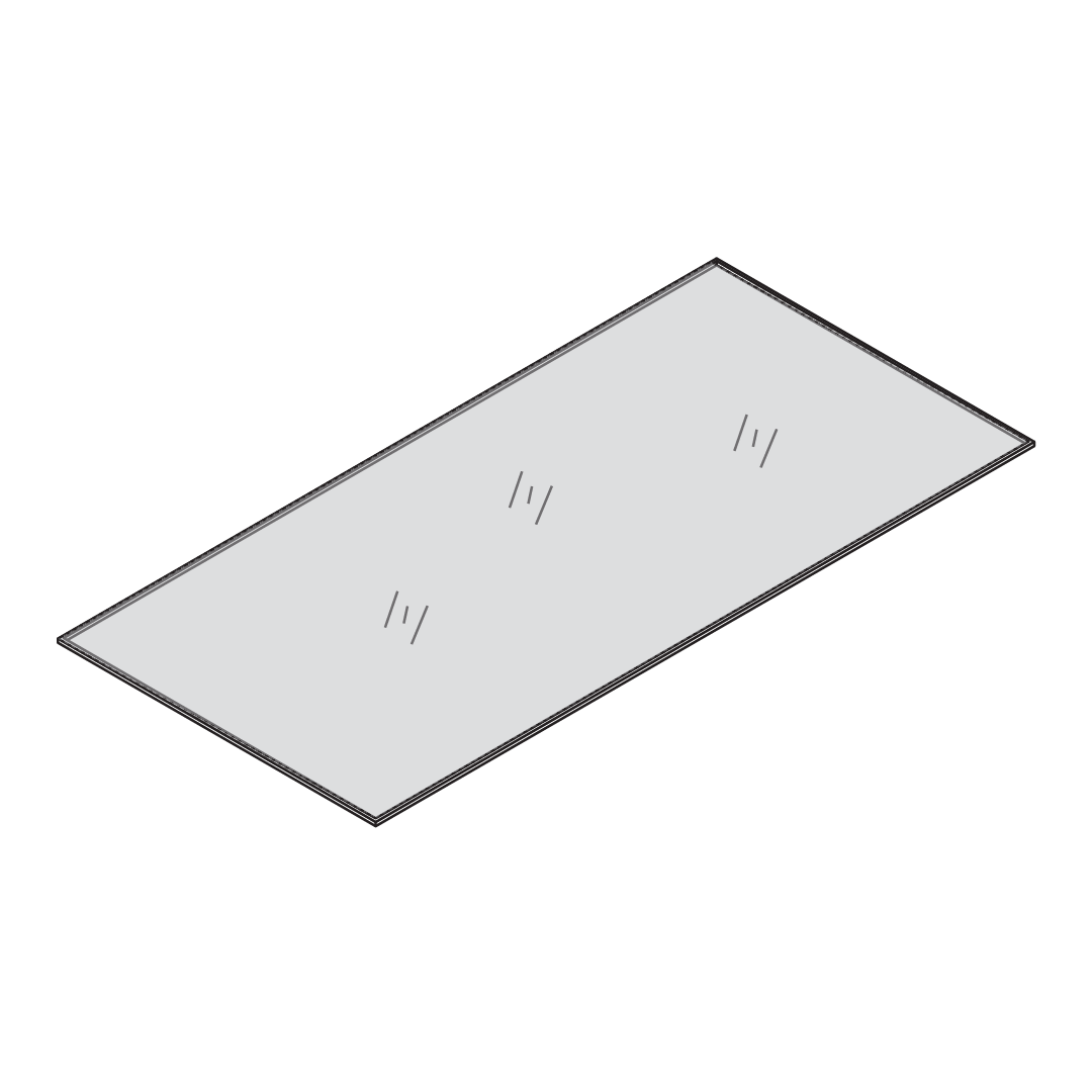 7 - Frontglasplade