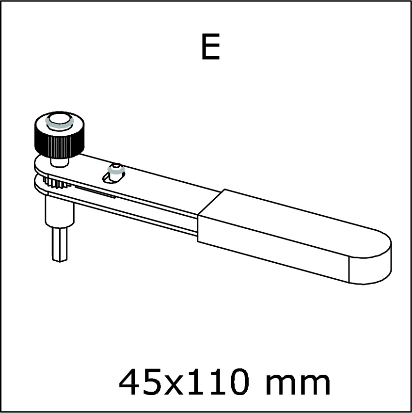 E) Alavanca de Aperto (Clamping Lever)