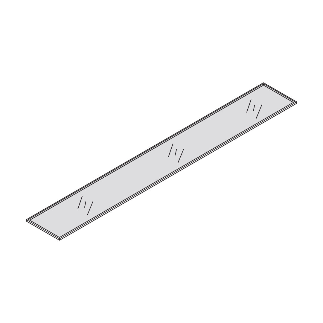 7 - Bänkskiva Glas