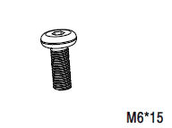 Vis M6*15