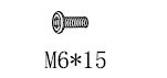 Borddel N - M6*15