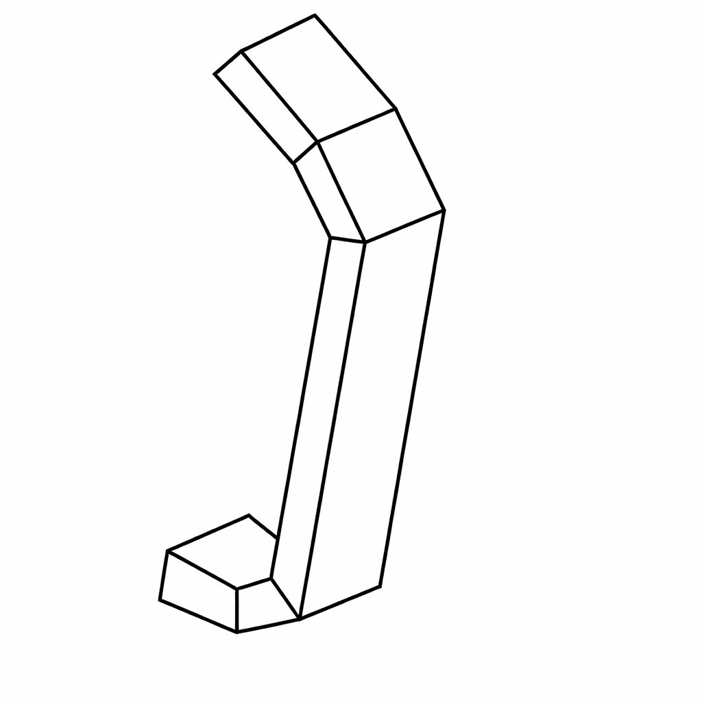 Tischteil F - Türgriff