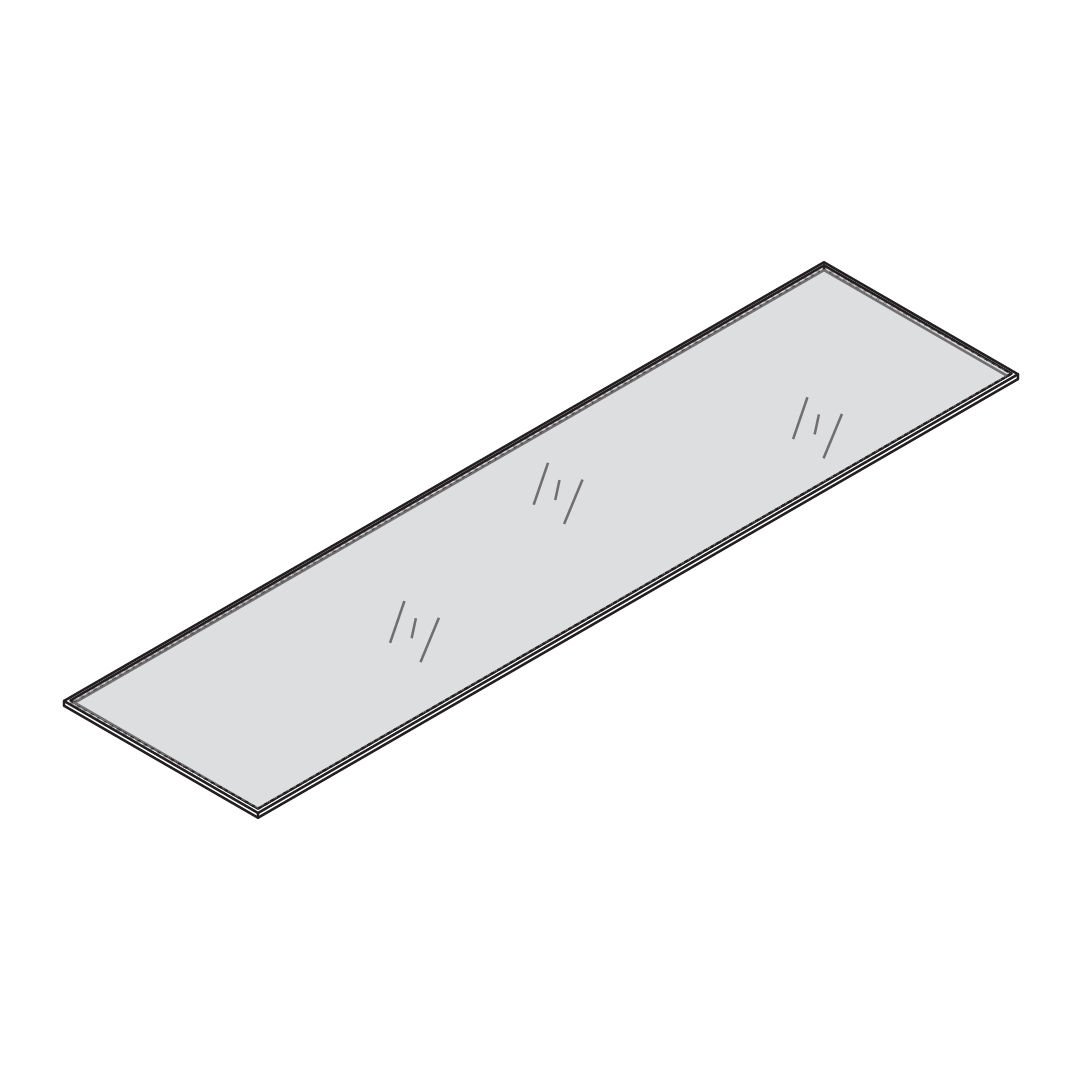 11 - Øverste Glas Hylde