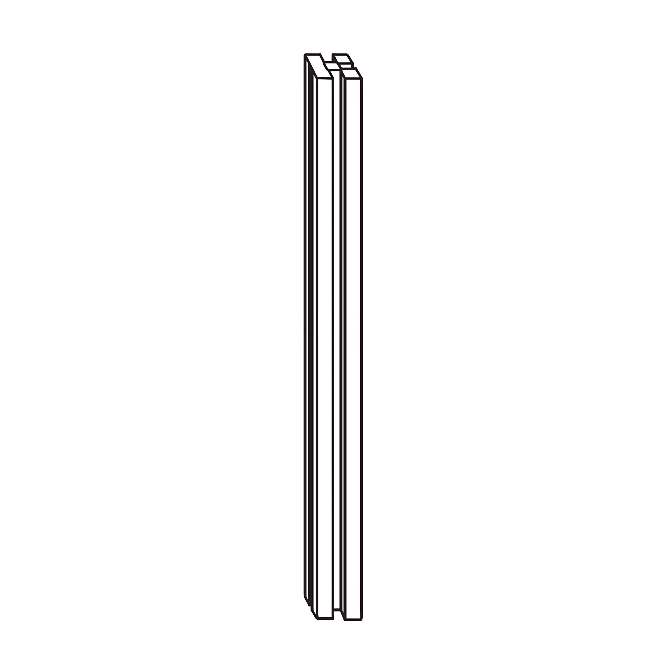 Corner Fence Part A - Aluminium LED Fence Posts