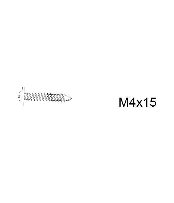 Βίδα M4x15
