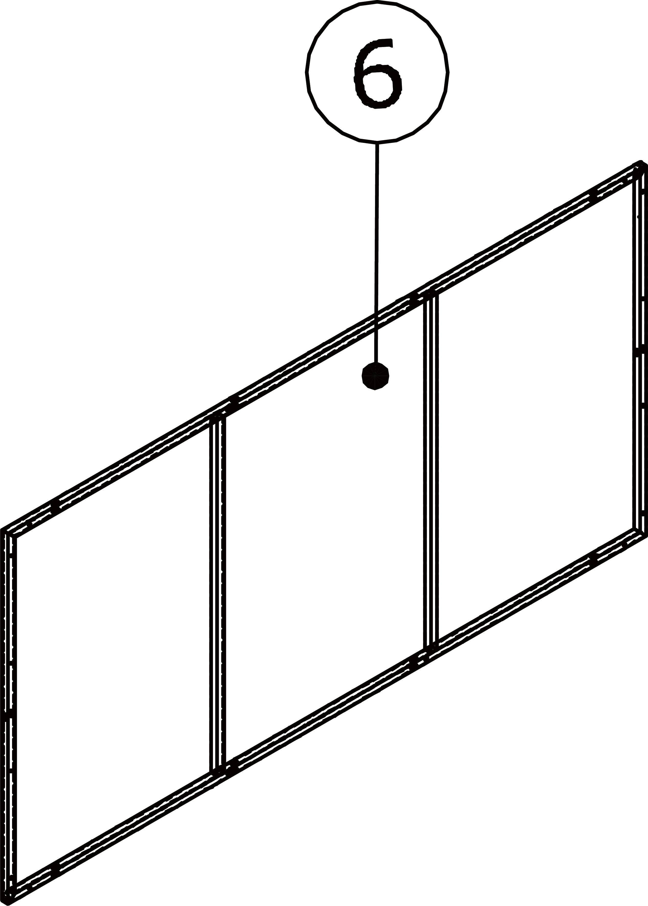 6) Panel de Base de Caja de Almacenamiento